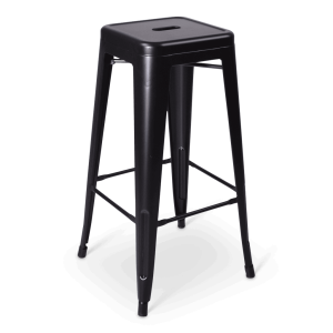 Boho barkruk zwart industrie (1).png