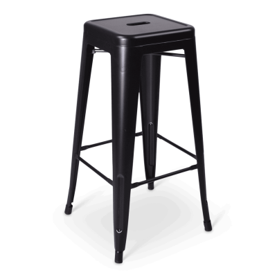 Boho barkruk zwart industrie (1).png