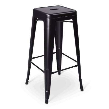 Boho barkruk zwart industrie (1).png