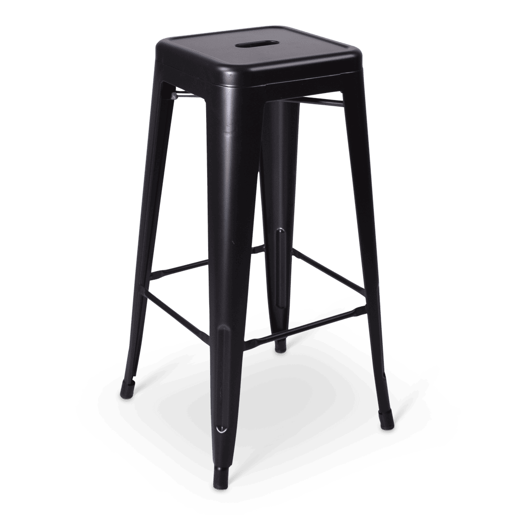 Boho barkruk zwart industrie (1).png